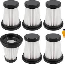 6 HEPA-filter till Moosoo K12/K12 PRO/K13