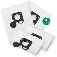 4-Pack Dammsugarpåsar för Rowenta R06455 - Fleece Filter